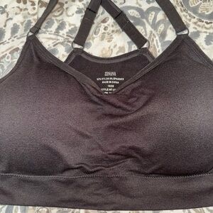 Zenana 1X/2X Women's Dark Grey Seamless Bra